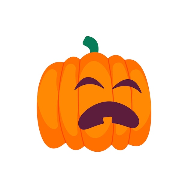 Cry Pumpkin Illustration