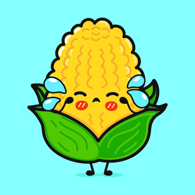 Crying Corn character