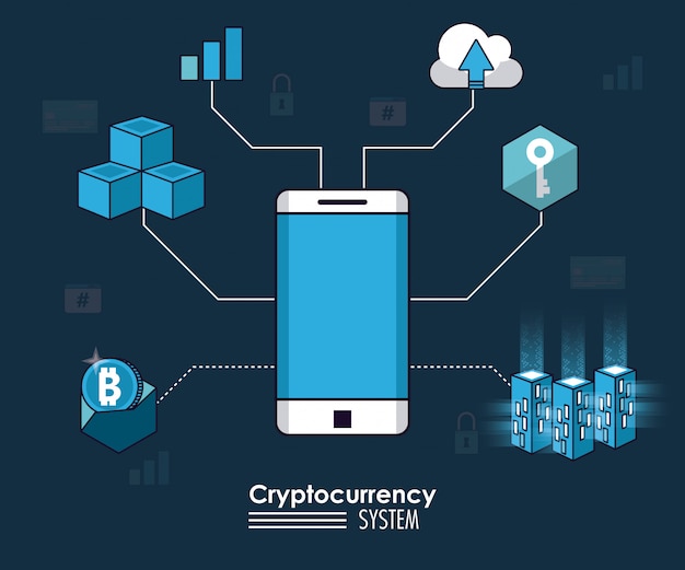 Cryptocurrency system and market place banner