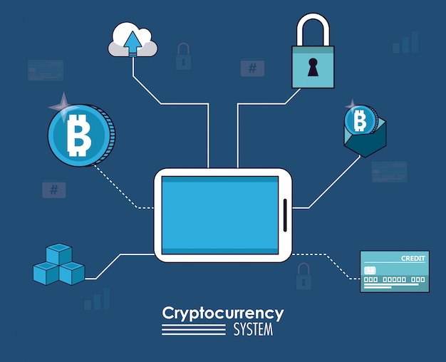 Cryptocurrency system and market place banner