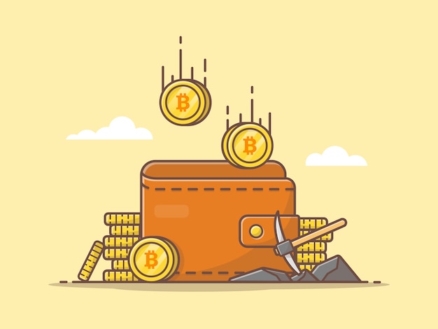 Cryptocurrency Vector Icon Illustration