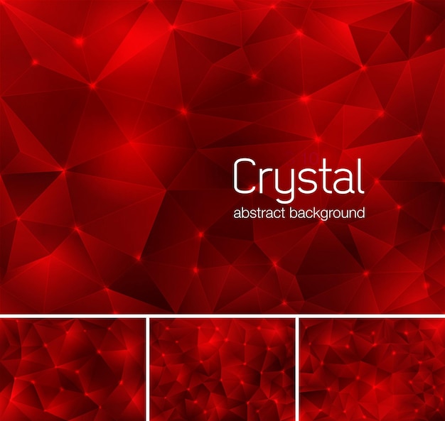 Crystal abstract background