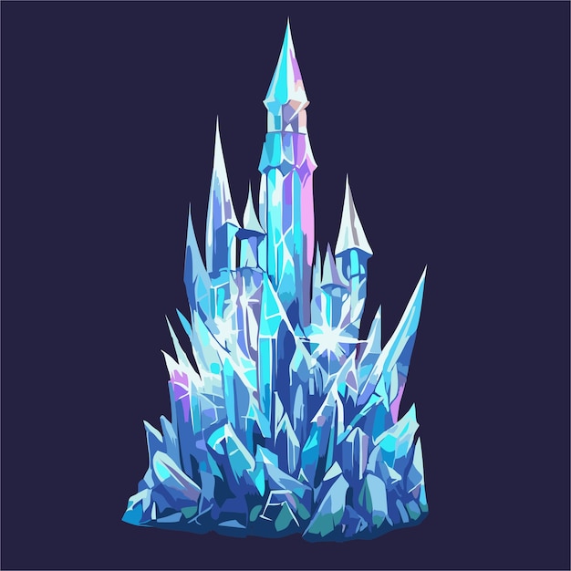 Crystal castle vector 4