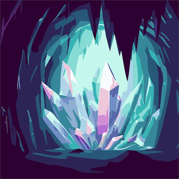 crystal cave vector 3