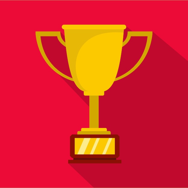 Cup award icon Flat illustration of cup award vector icon for any web design