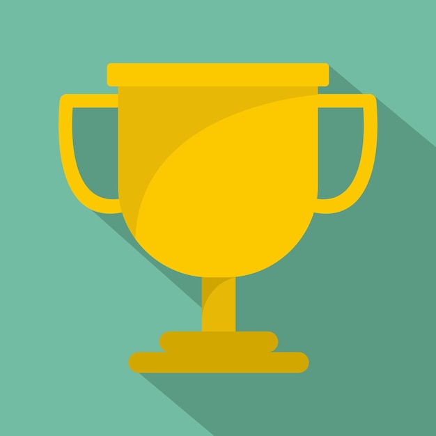 Cup award icon Flat illustration of cup award vector icon for any web design