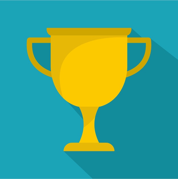 Cup award icon Flat illustration of cup award vector icon for any web design