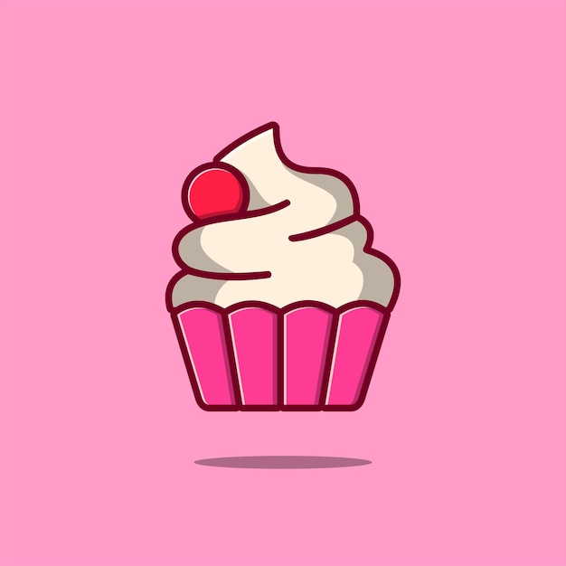 cup cake logo cup cake illustration cup cake logo