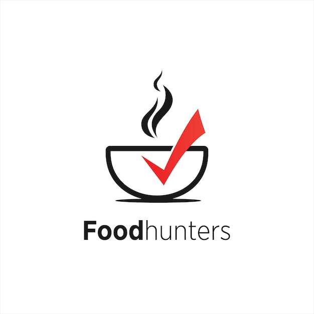 Cup and Check Symbol for beverage and food logo industry idea