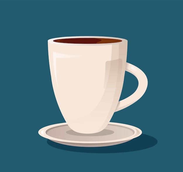 Cup of coffee vector illustration