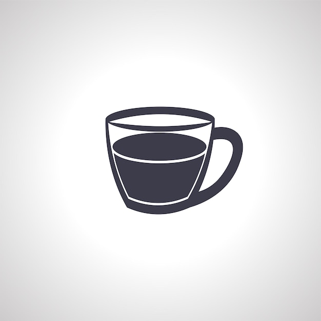 Cup of hot drink icon Cup of tea or coffee icon