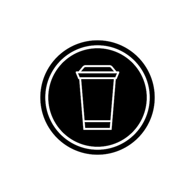 cup icon vector template illustration logo design