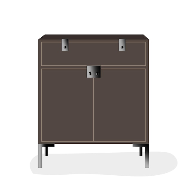 cupboard in white background cupboard illustration