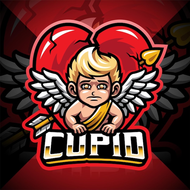 Cupid esport mascot logo design