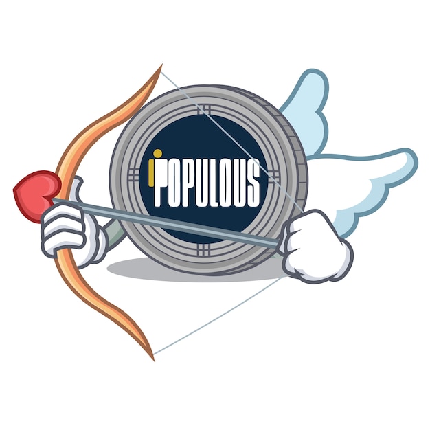 Cupid populous coin character cartoon