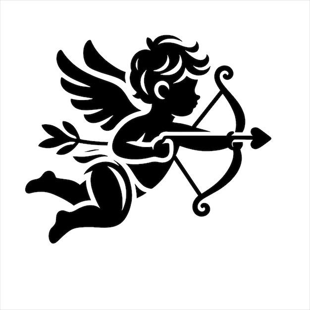 cupid valentines svg