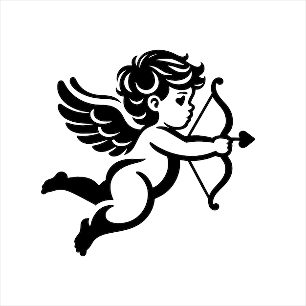 cupid valentines svg