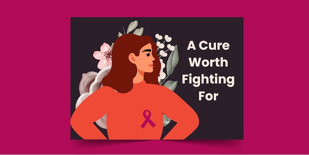 A Cure Worth Fighting For - Breast Cancer Card for African Women