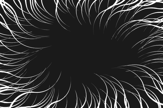 Curly lines background Vector