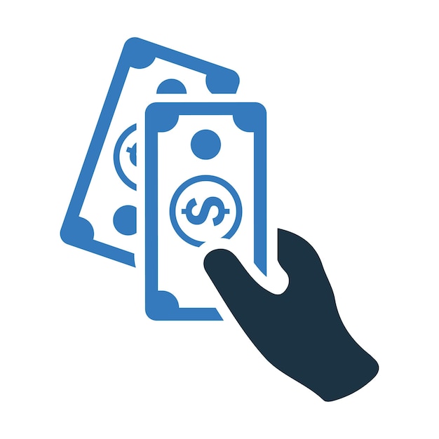 Currency money payment finance icon Editable vector graphics