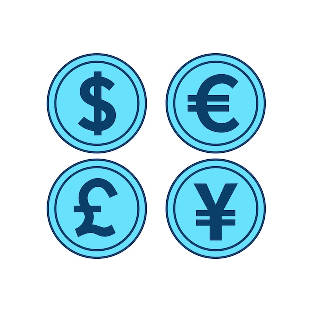 Vector currency symbols