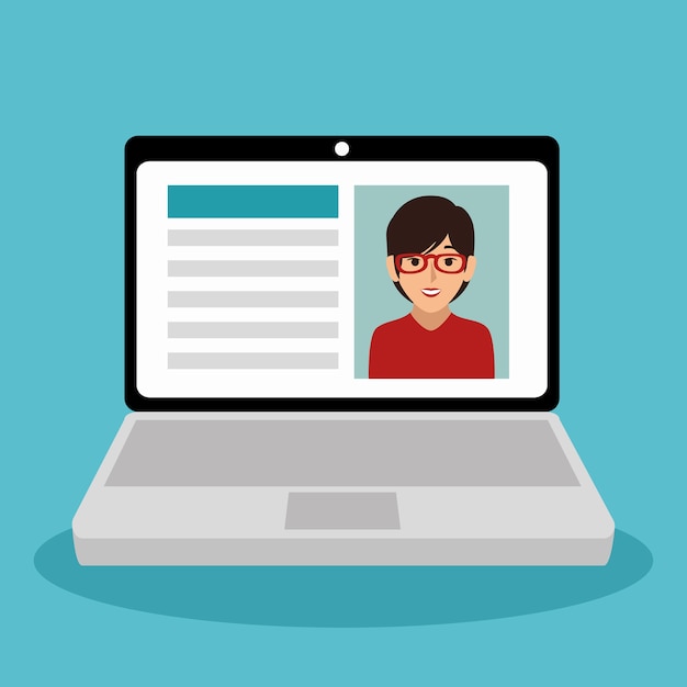 curriculum vitae online icon 