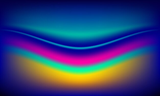 Vector curve wavy vector background with color full gradient