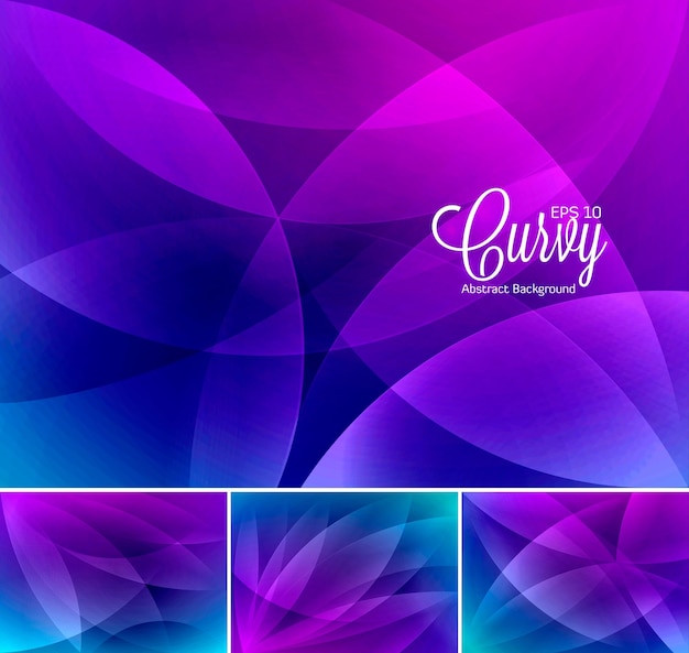 Curvy abstract background