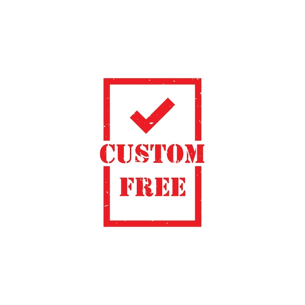 Custom free stamp