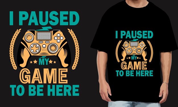 Vector custom gaming t shirt design collection