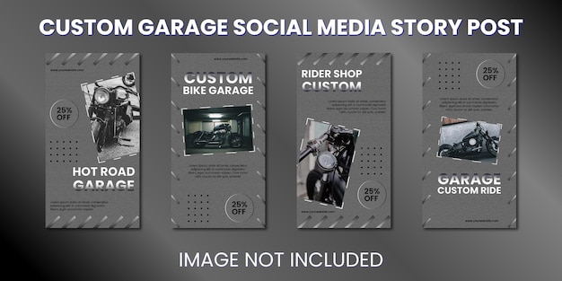 Custom Garage Social Media Story Post