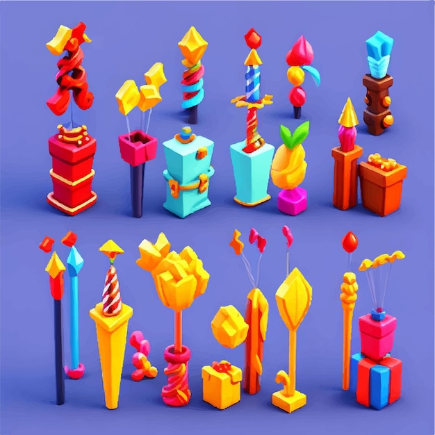 Custom Mobile Game Items birthday icon with presents