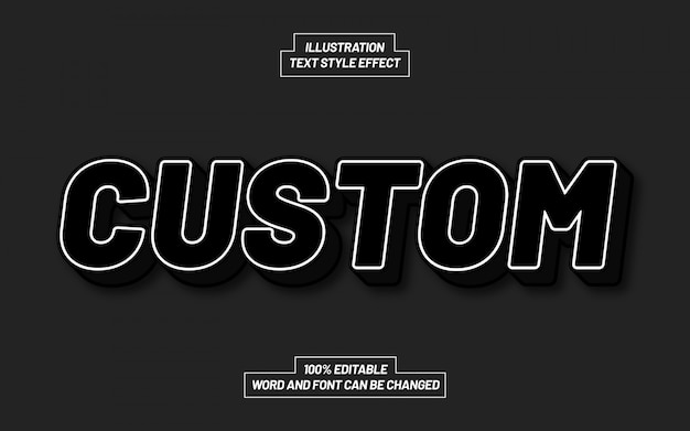 Custom Text Effect Style