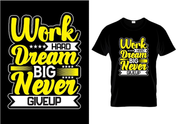 Custom Typography t shirt design