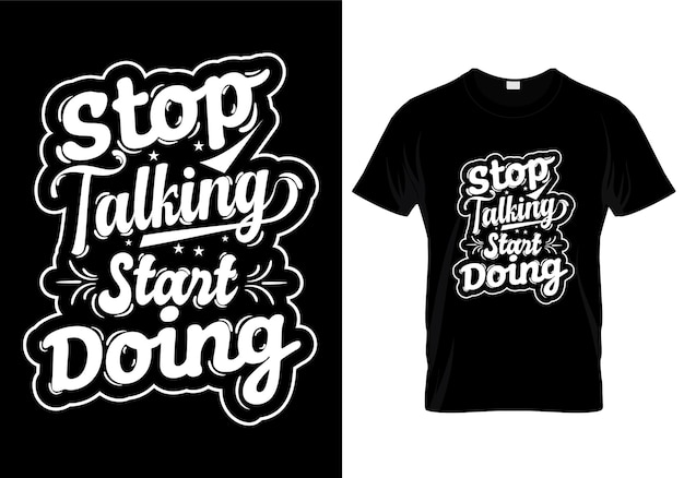 Custom typography t shirt design