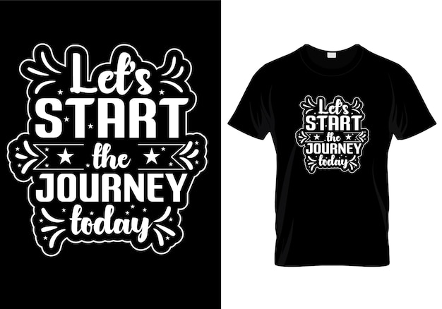 Custom typography t shirt design