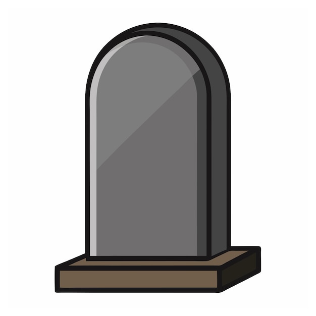 Customizable Gravestone Tombstone Vector Designs for Memorial Art