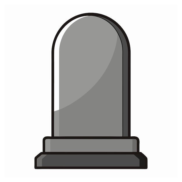 Customizable Gravestone Tombstone Vector Designs for Memorial Art