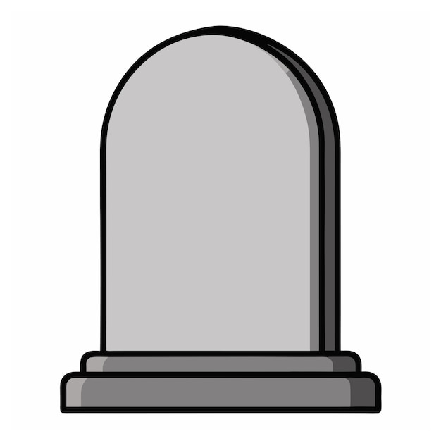 Customizable Gravestone Tombstone Vector Designs for Memorial Art