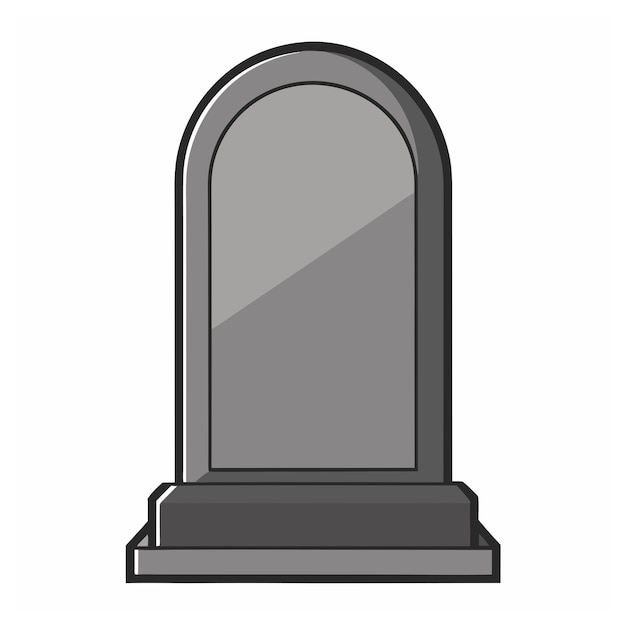 Customizable Gravestone Tombstone Vector Designs for Memorial Art