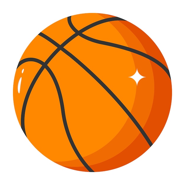 A customizable isometric icon of basketball