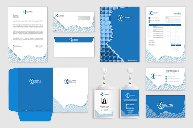 Customizable stationery templates to build your brand and your business