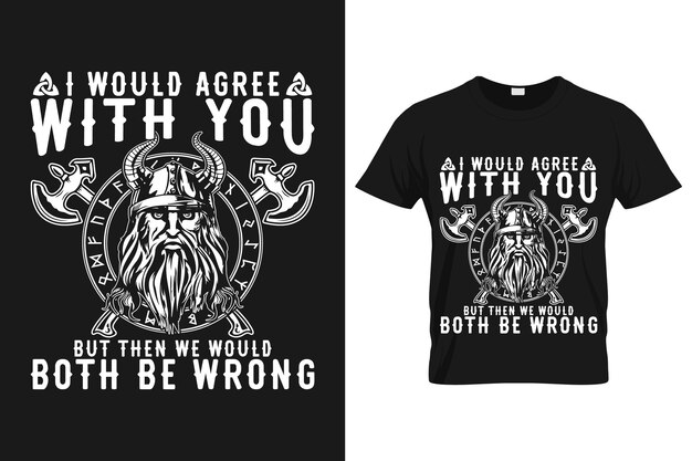 Customizable Viking Warriors TShirt Design PrintReady File For Viking Fans