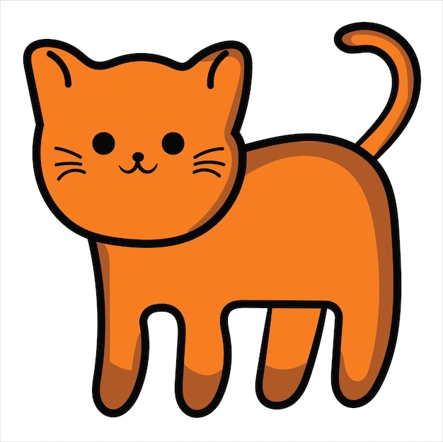 CUT CAT VECTOR