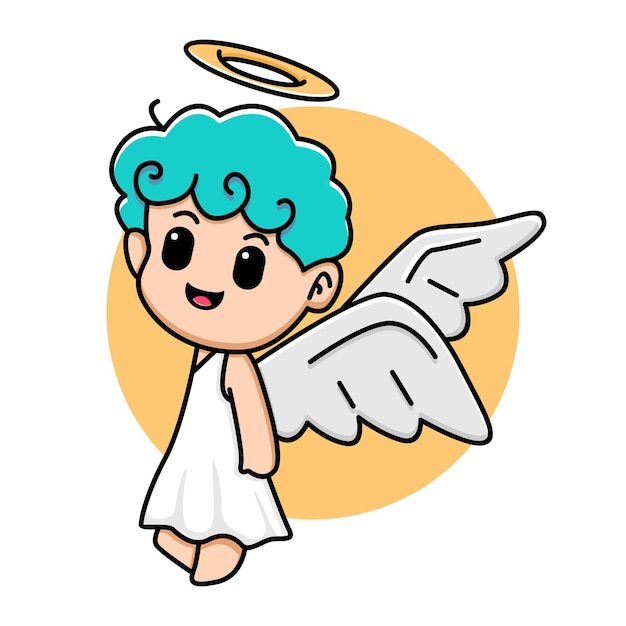 cute angel design cartoon illustration