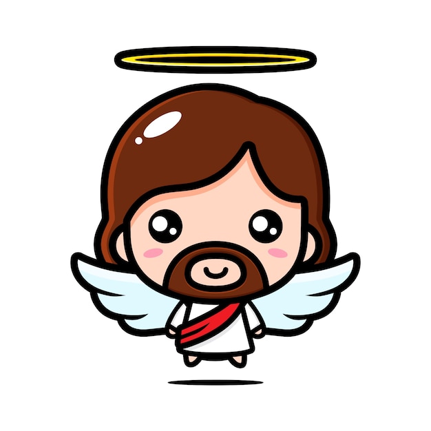 cute angel jesus christ   design