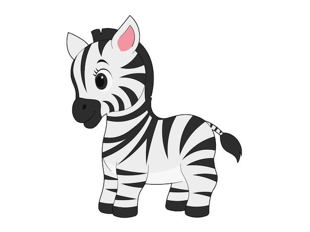 Cute Animal Zebras Illustration