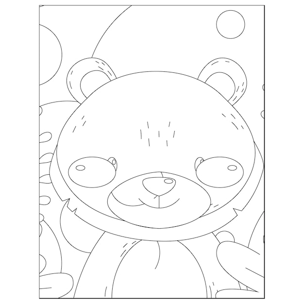 Cute animals coloring pages for kids