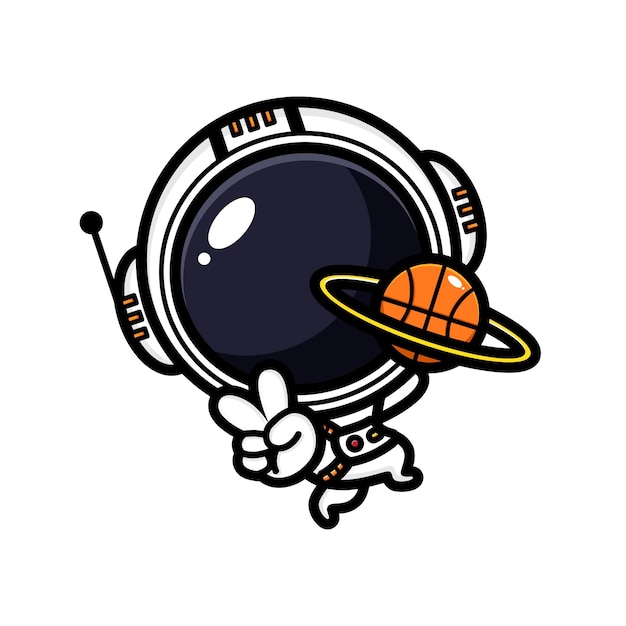 cute astronaut