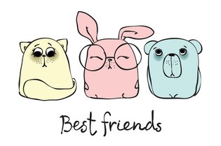 Best friend drawings